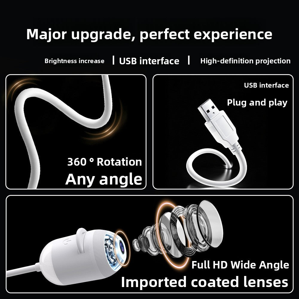 USB Star Projection Night Light