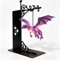 Dragon-shaped bookshelf lamp