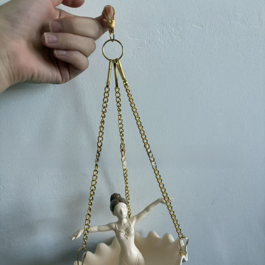 Ballet Dancer Hanging Planter