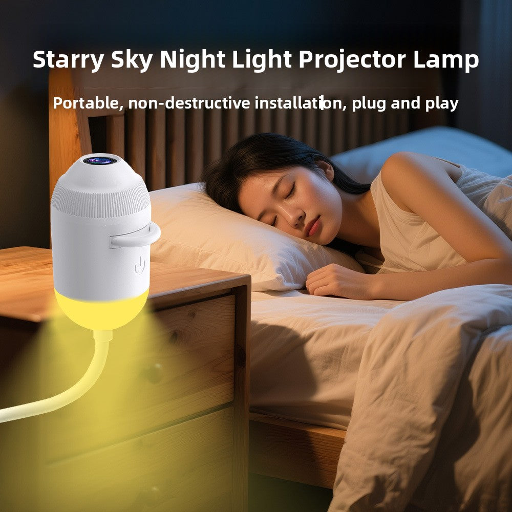 USB Star Projection Night Light