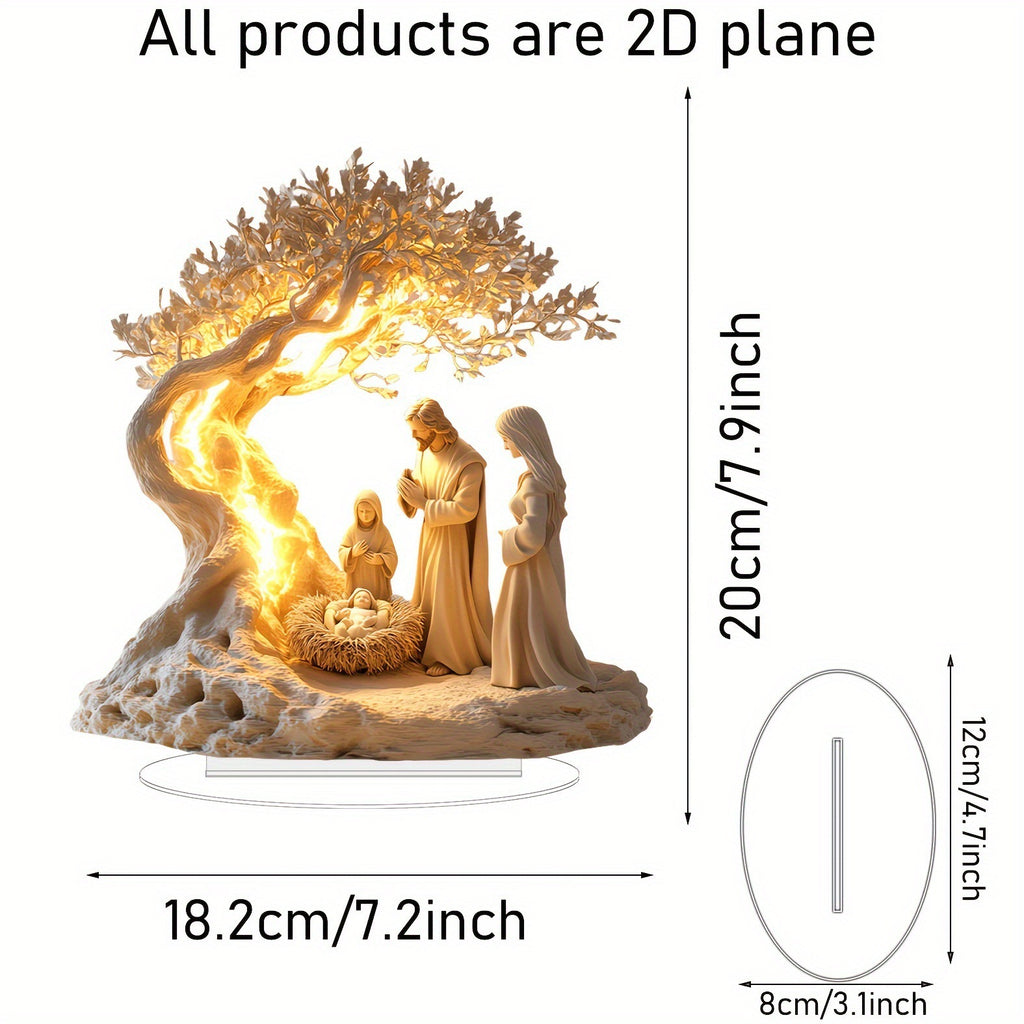 Acrylic Tree of Life Desktop Ornament