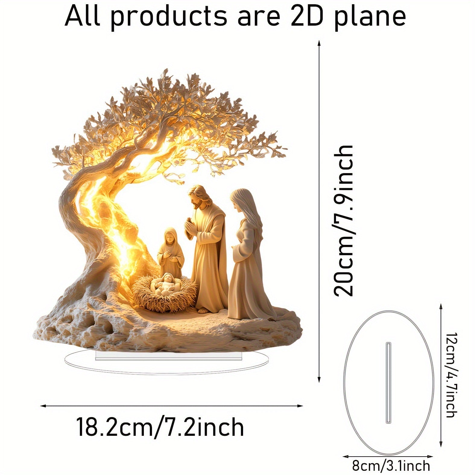 Acrylic Tree of Life Desktop Ornament