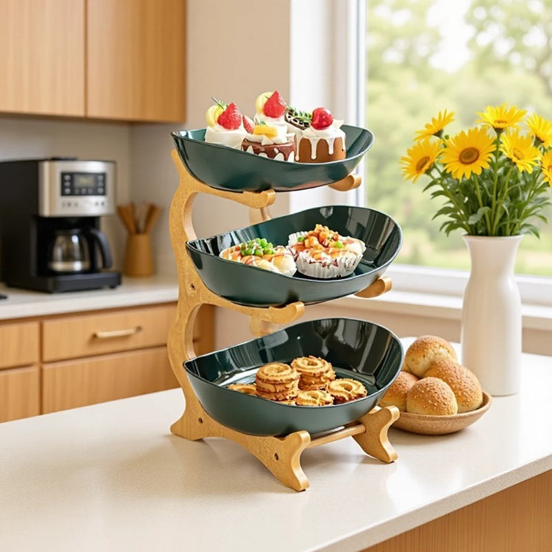 Multi-layer fruit snack tray