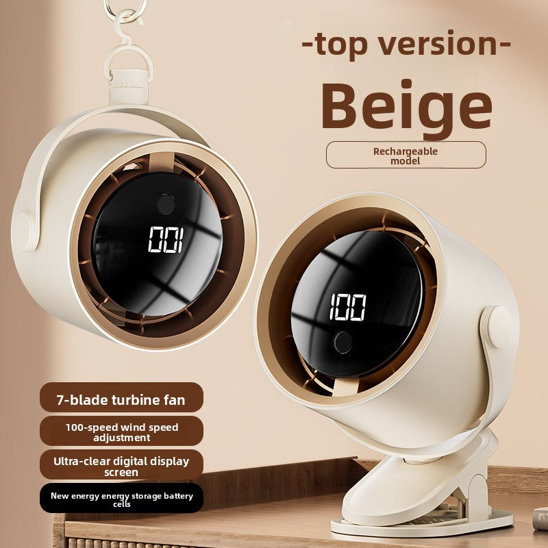 Desktop Small Fan USB Rechargeable Office Desk Strong Wind Power