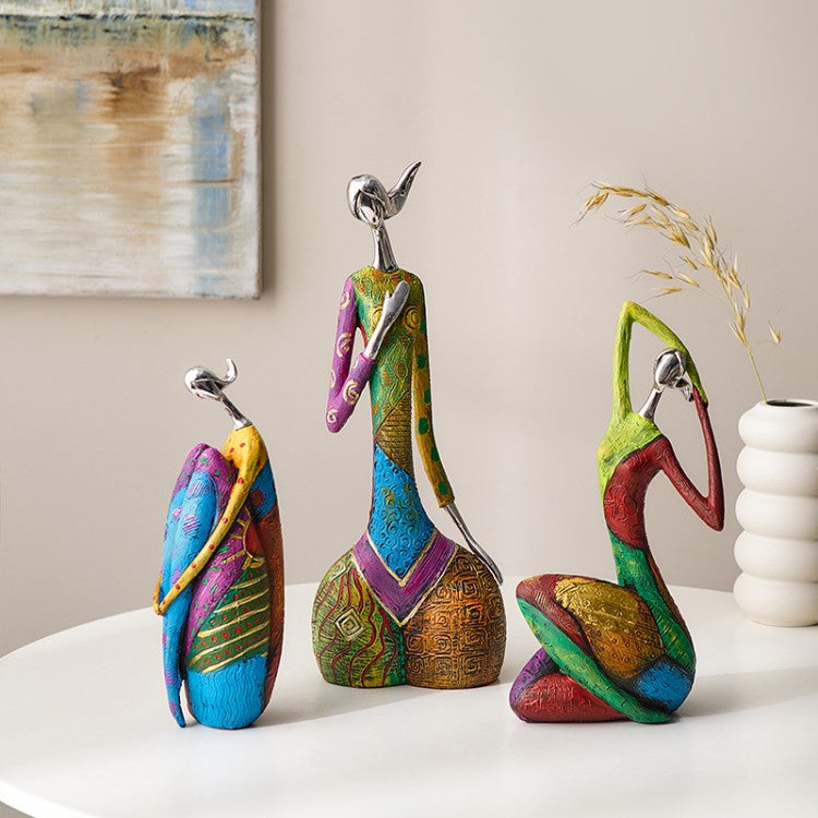 Abstract Resin Figurine Home Decor